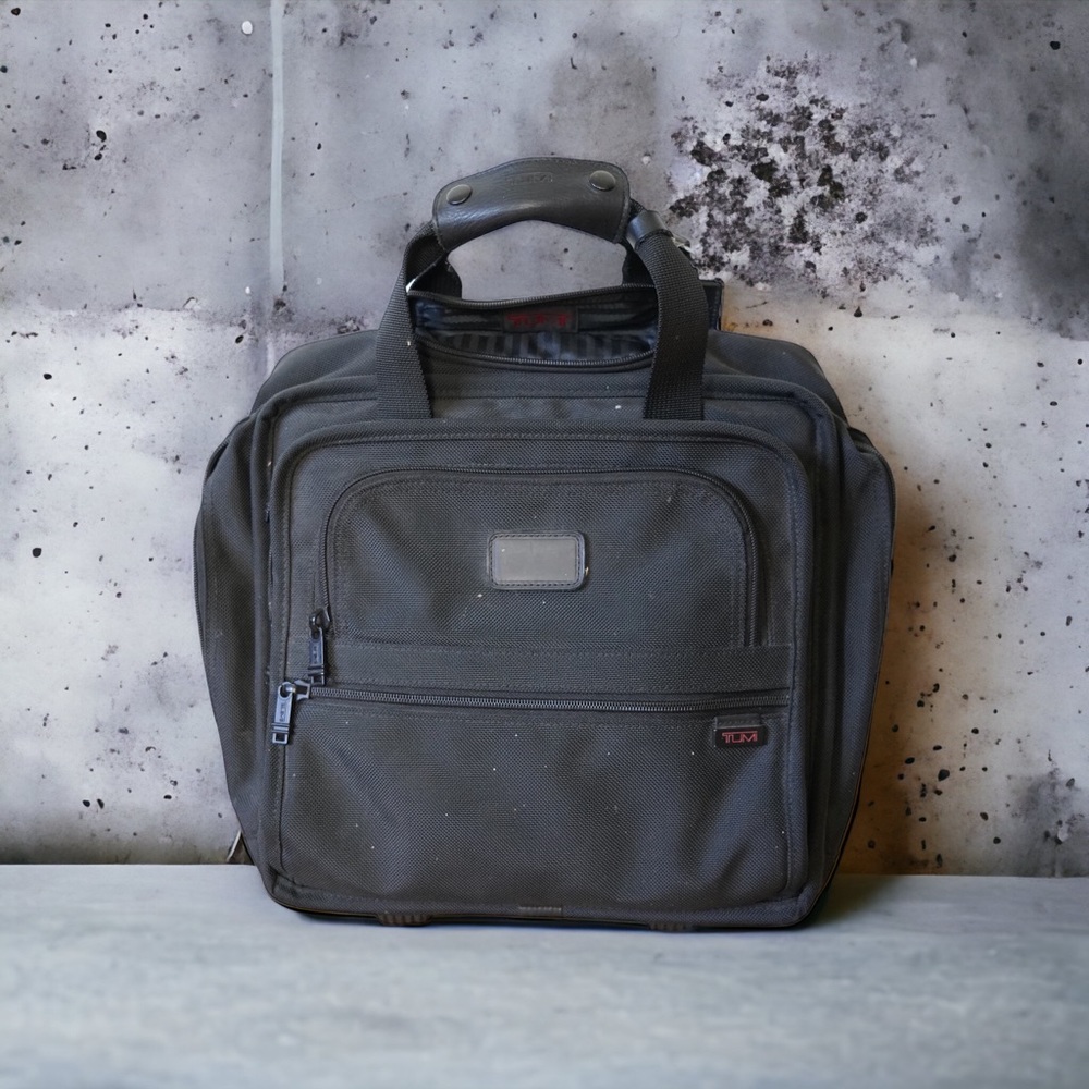 Tumi Alpha Rolling Laptop Briefcase Bag Ballistic Ove… Gem